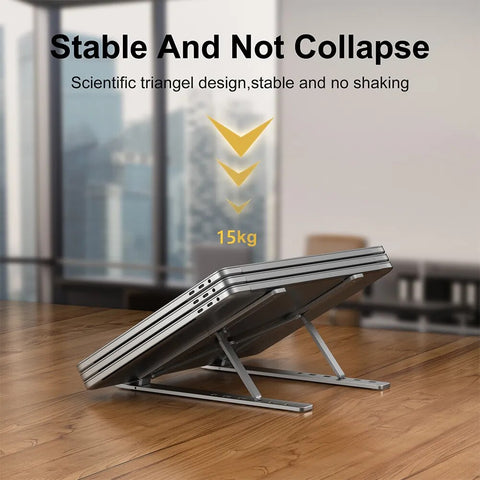 Support pliable pour ordinateur portable, Base de refroidissement pour ordinateur portable, Support universel pour ordinateur, accessoires pour Macbook iPad tablette