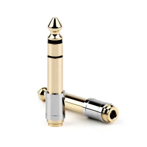 Adaptador de Audio de 3,5 a 6,35, convertidores Jack de 6,5mm a 3,5mm, conector macho hembra, enchufe para auriculares de 6,3mm y 6,5mm, electrónica de consumo