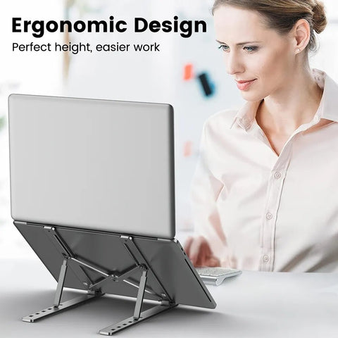 Support pliable pour ordinateur portable, Base de refroidissement pour ordinateur portable, Support universel pour ordinateur, accessoires pour Macbook iPad tablette