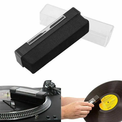 Vinyl Record Cleaner Set For Phonograph LP CD Fiber Velvet Anti Static Clean Brush Turntable Care Dust Remove Screen Clean Kit