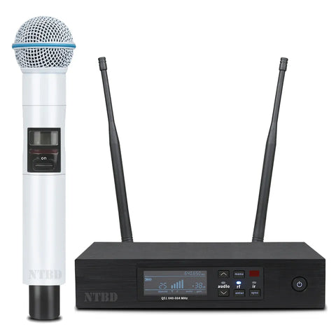 Wireless Microphone System Professional High Quality QLXD4 UHF Stage Performance Church Singing