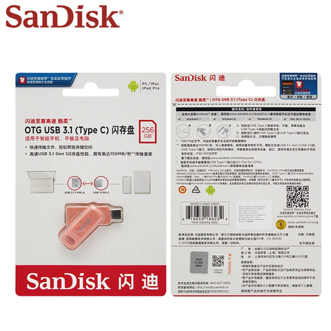 SanDisk Pen Drive Pink USB 3.1